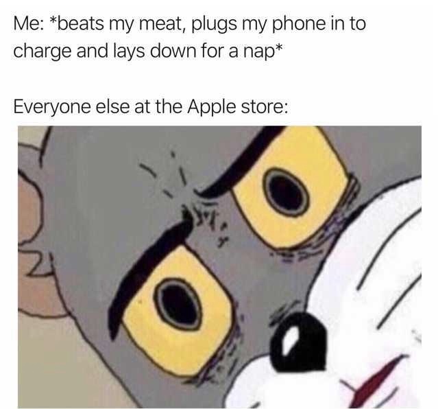 20 memes that don’t believe in logic — and honestly, neither should you 4 Everyone else at apple store