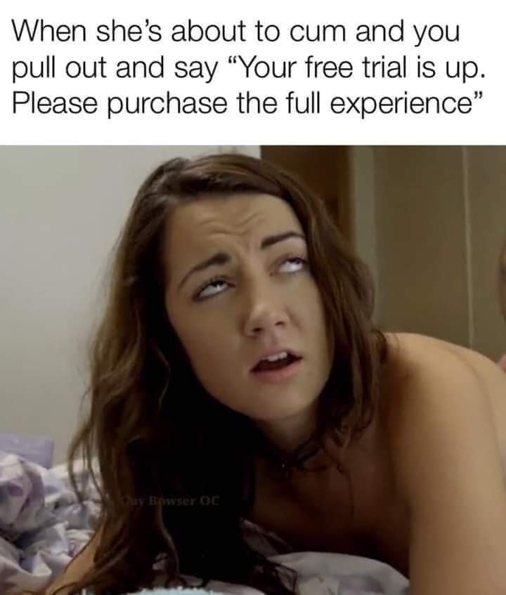 Free trial is up