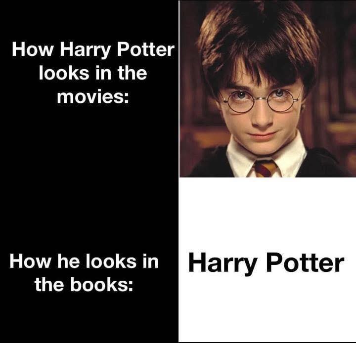 How harry potter looks in the movies
