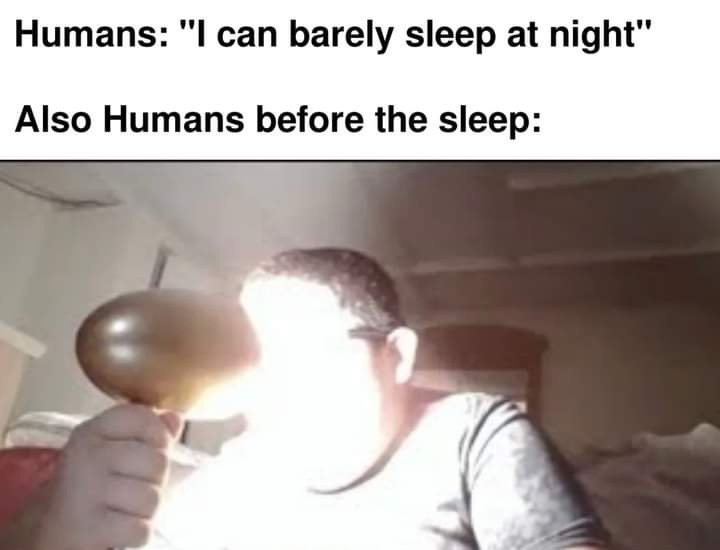 20 memes that don’t believe in logic — and honestly, neither should you 7 Humans before sleep