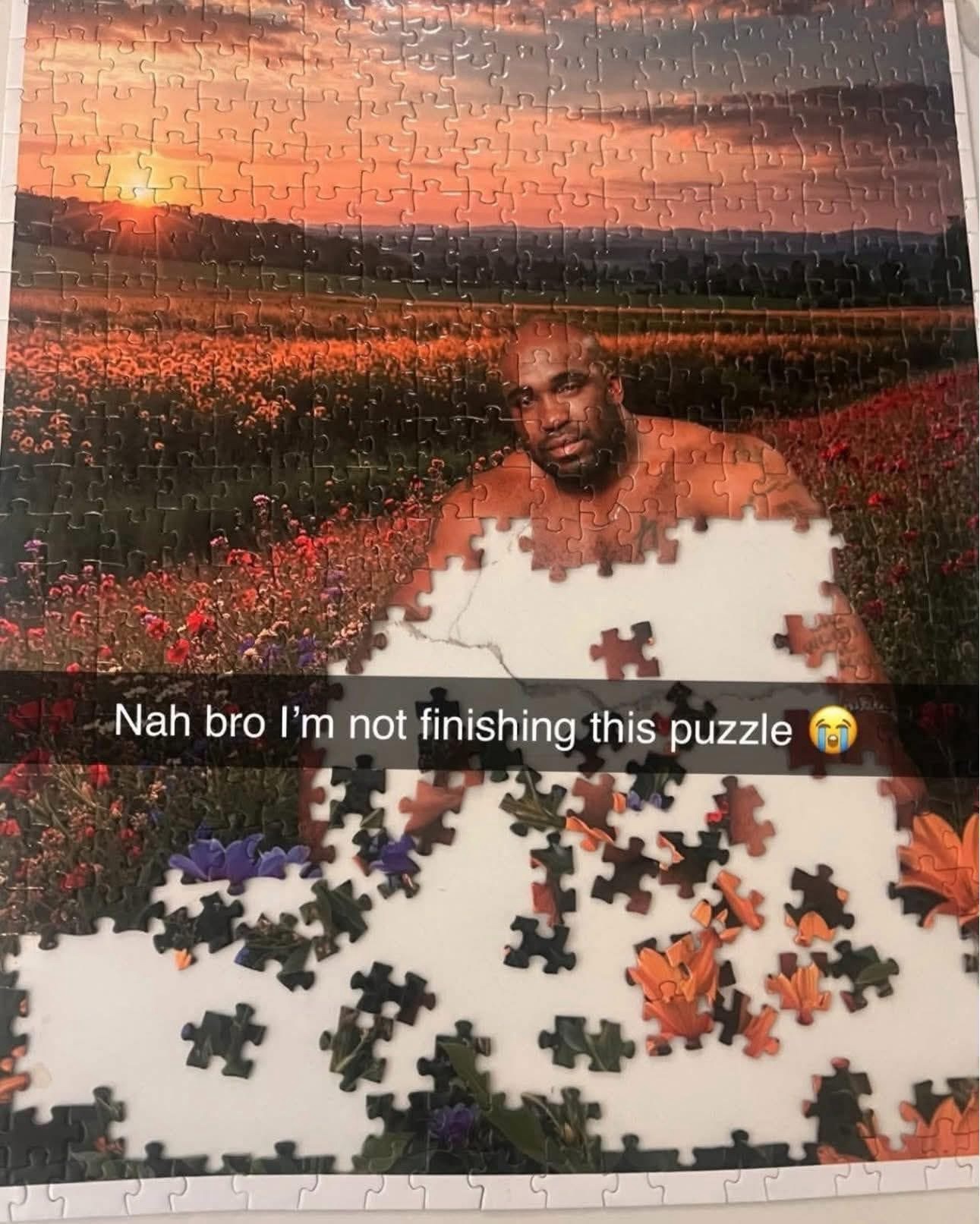 20 Memes That Look Like They’ve Seen Some Things 3 Im not finishing this puzzle