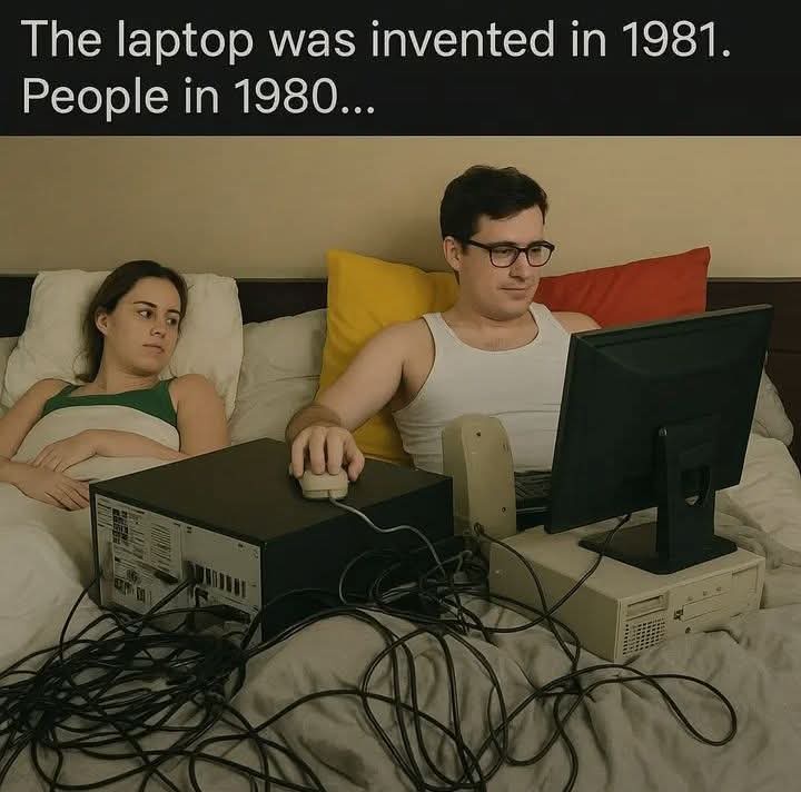 Laptop was invented