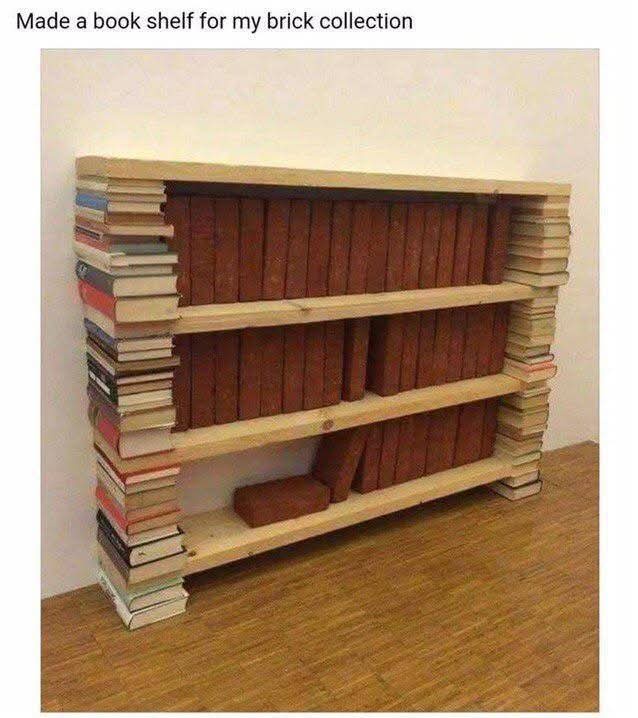 Made a book shelf
