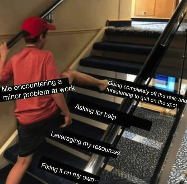 Minor problem at work