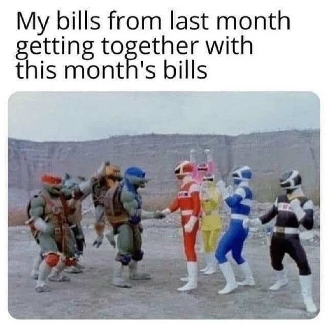 My bills from last month
