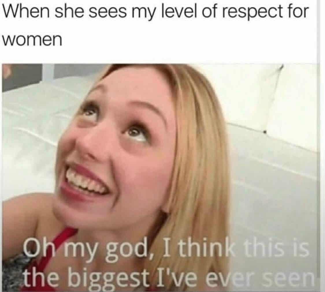 My level for respect