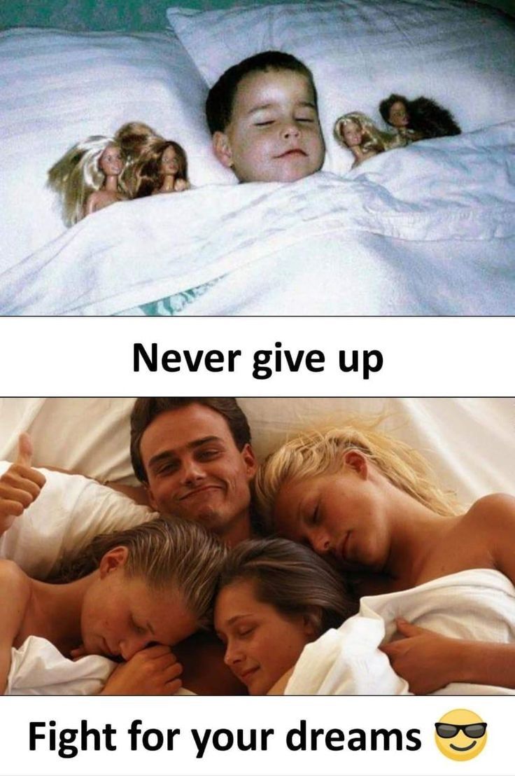 Never give up