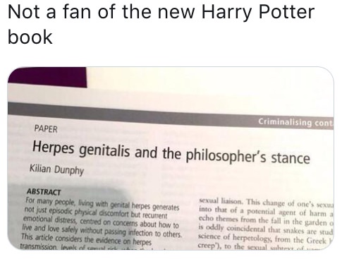 New harry potter book