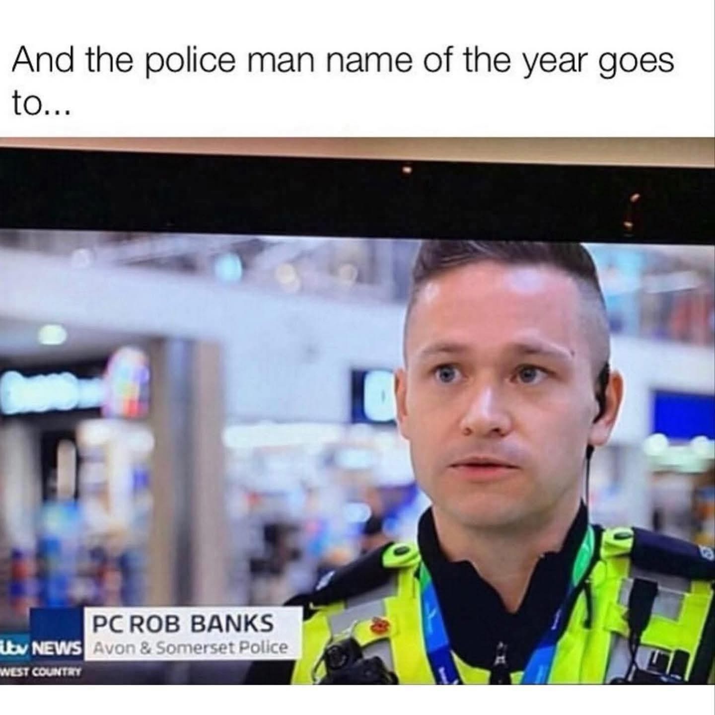 Police man name
