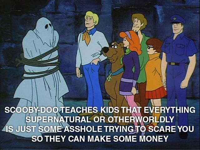 Scoobydoo teaches kids
