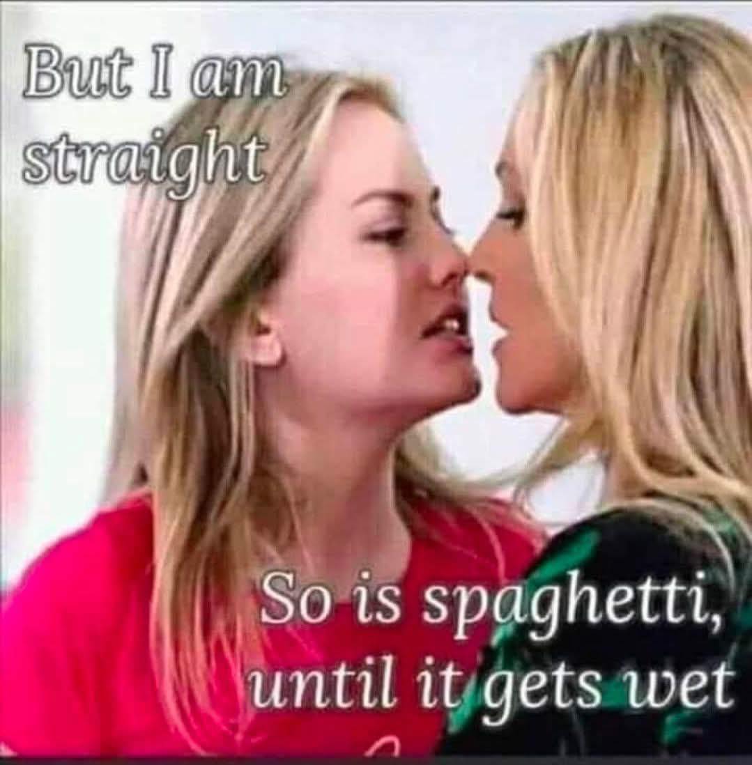 So is spaghetti
