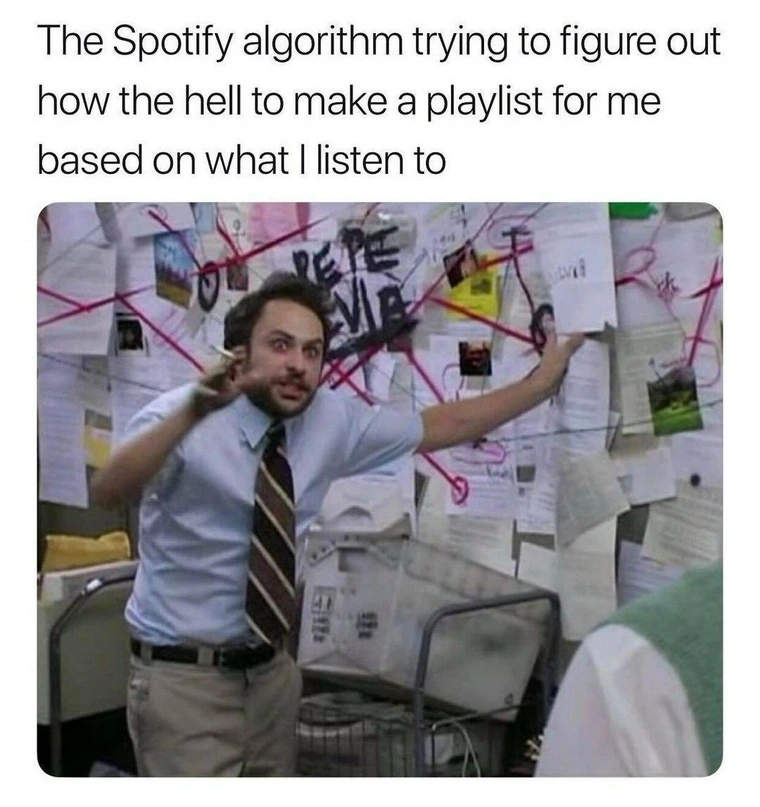 Spotify algorith trying to figure out
