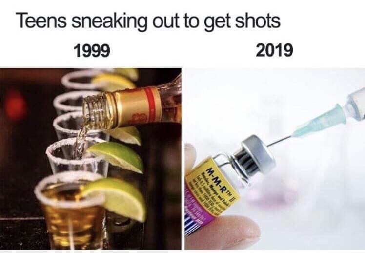 Teens sneaking out to get shots