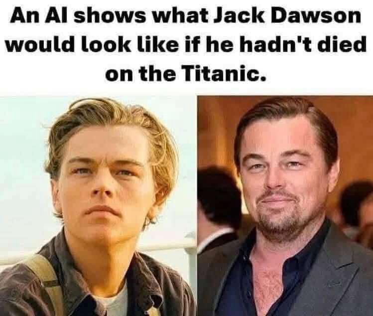 What jack dawson would look like
