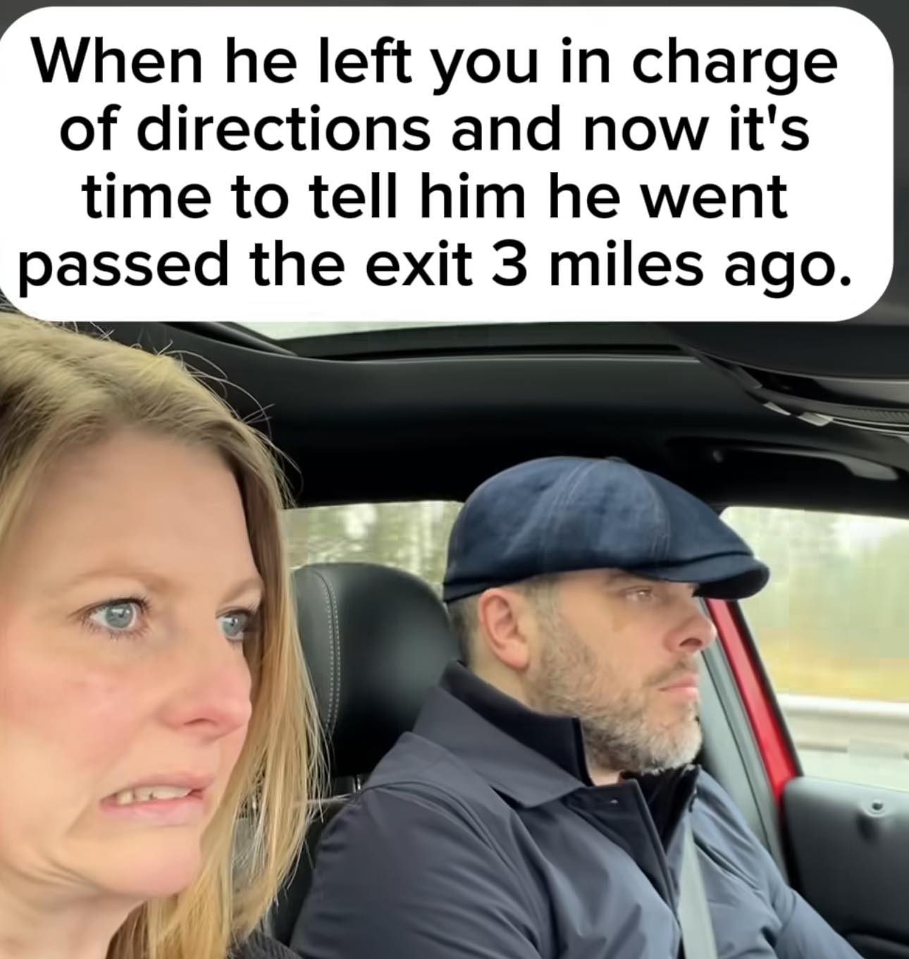 When he left you incharge