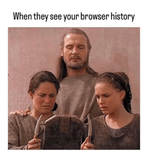 When they see your browser history