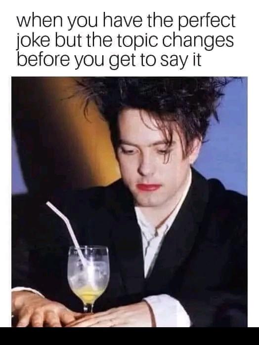 When you have perfect joke