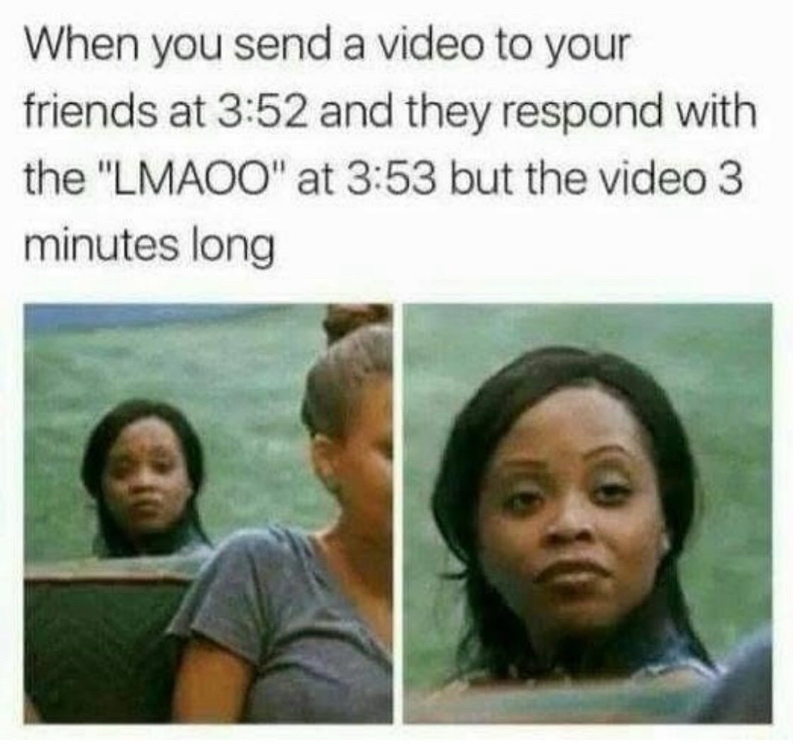 When you send a video