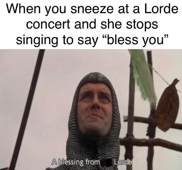 When you sneeze