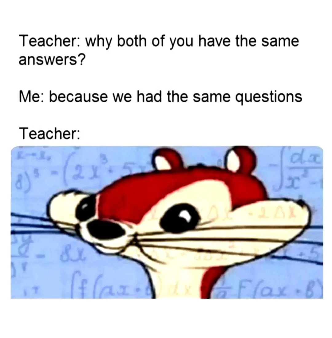 Why both of you have the same answers