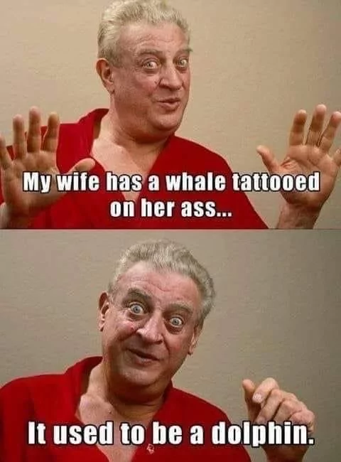 Wife has a whale tattoo