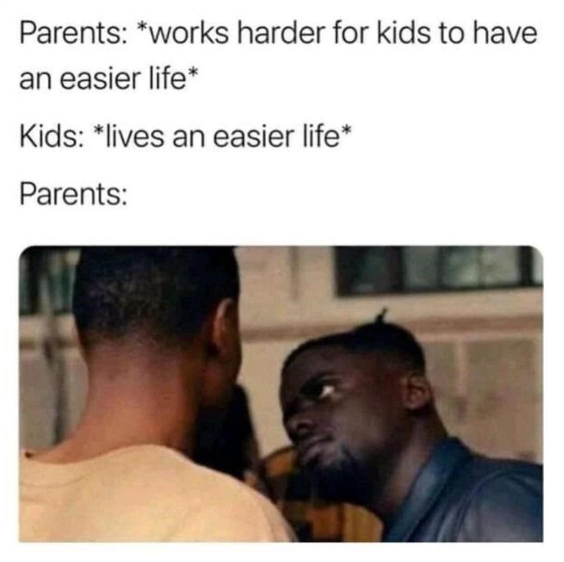 Works harder for kids