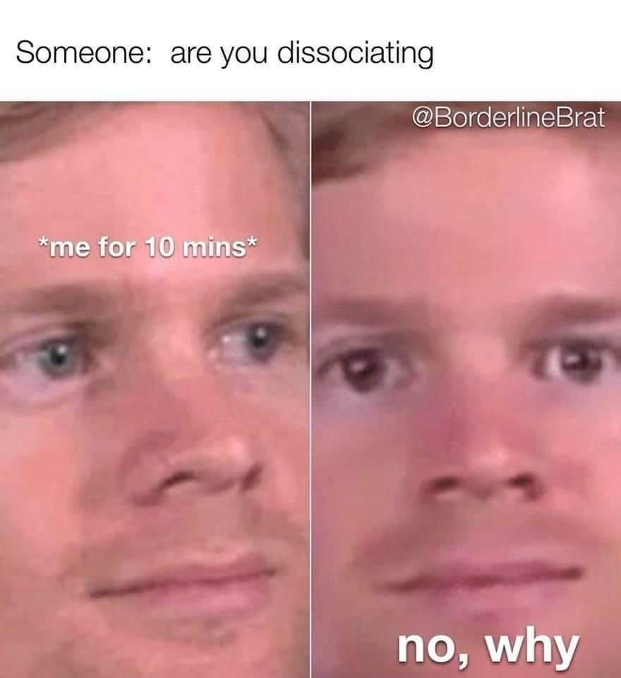 are you disassociating