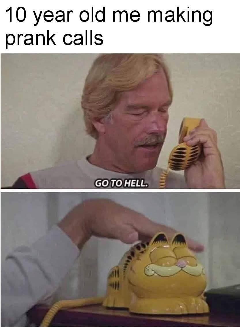 making prank calls