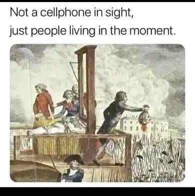 not a cellphone in sight