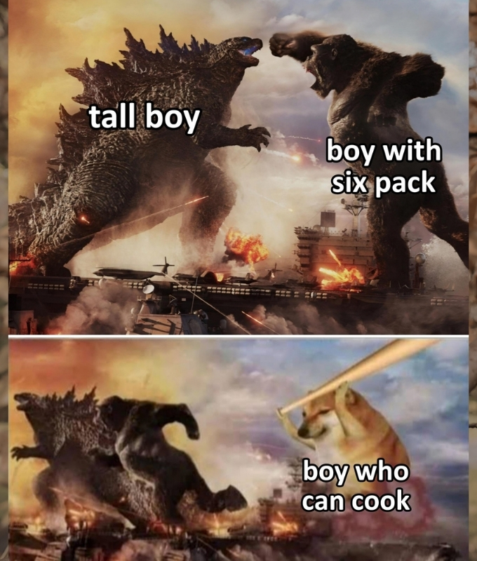 tall boy vs boy with 6 pack