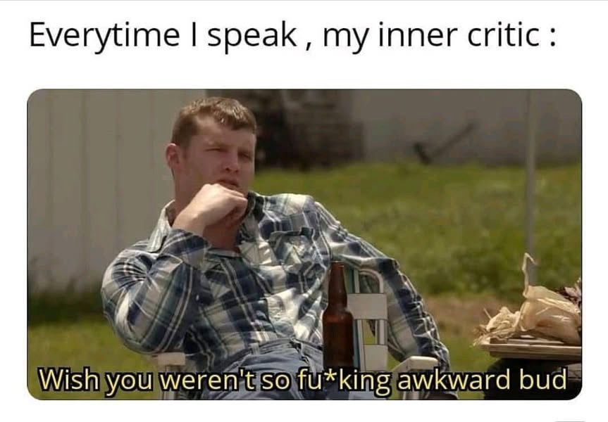 very time I speak
