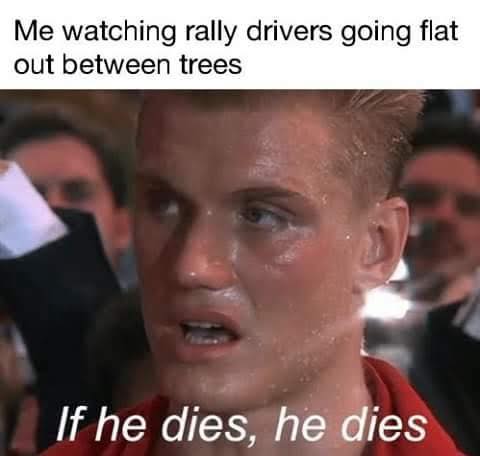 watching rally drivers