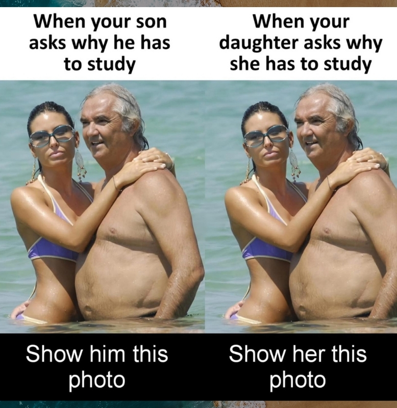 why he has to study