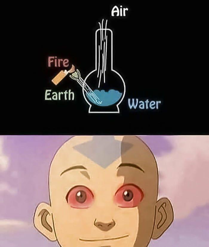 Air fire earth water