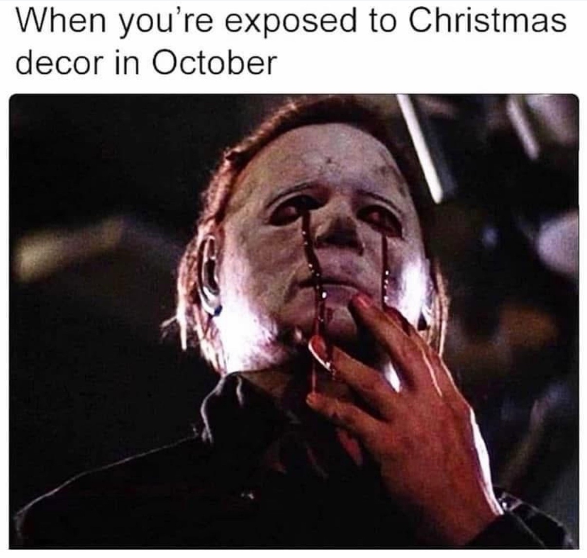 Exposed to christmas