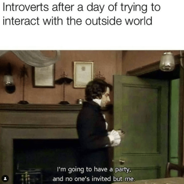 Introverts after a day