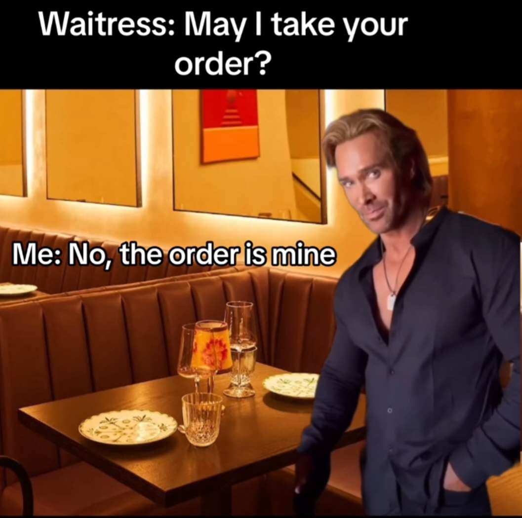May i take your order