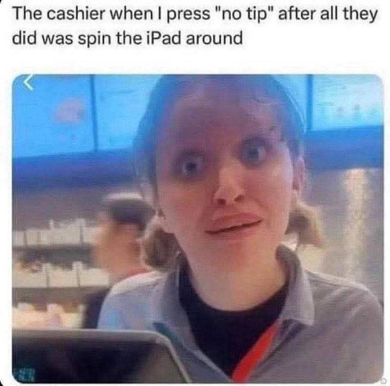 No tip
