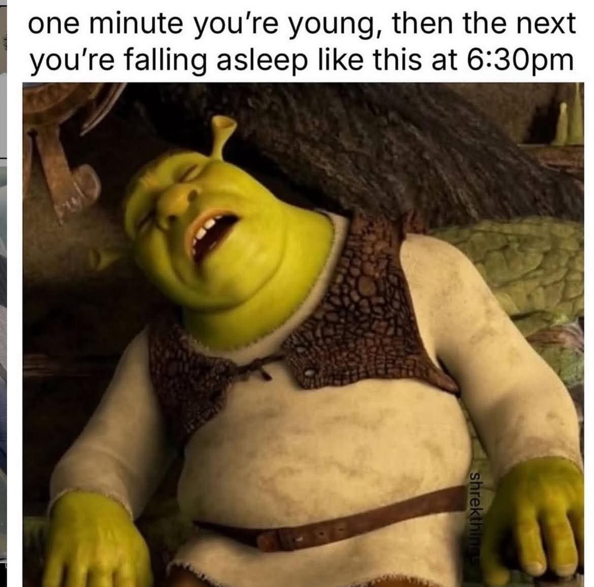 One minute youre young