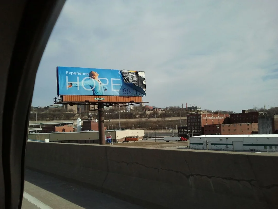 Saw this billboard on my way home in KCMO on I-70!