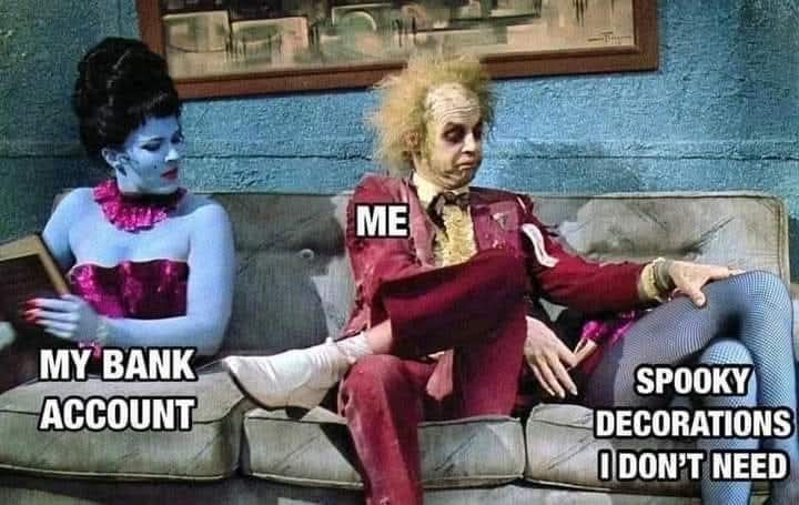 Spooky decorations I dont need