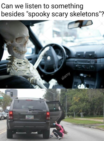 Spooky skeleton season