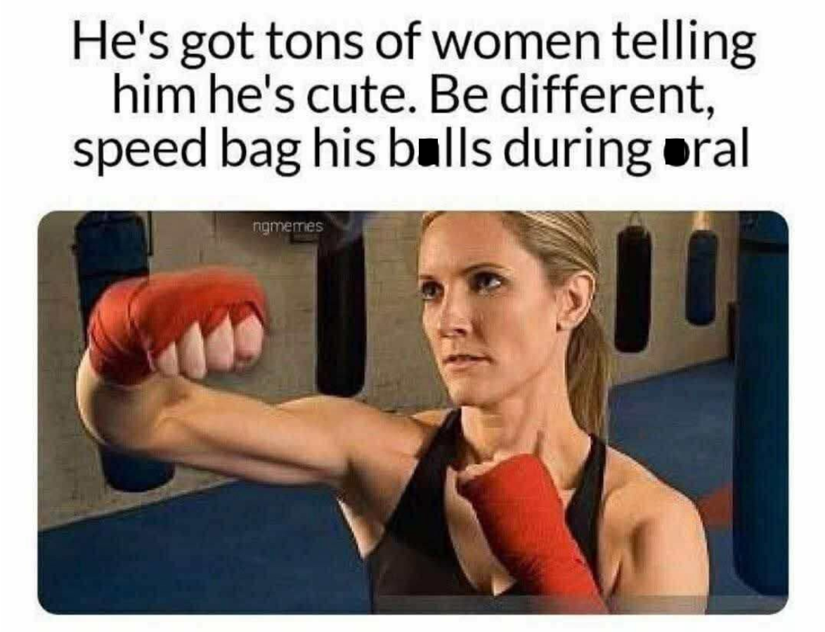 Telling him hes cute