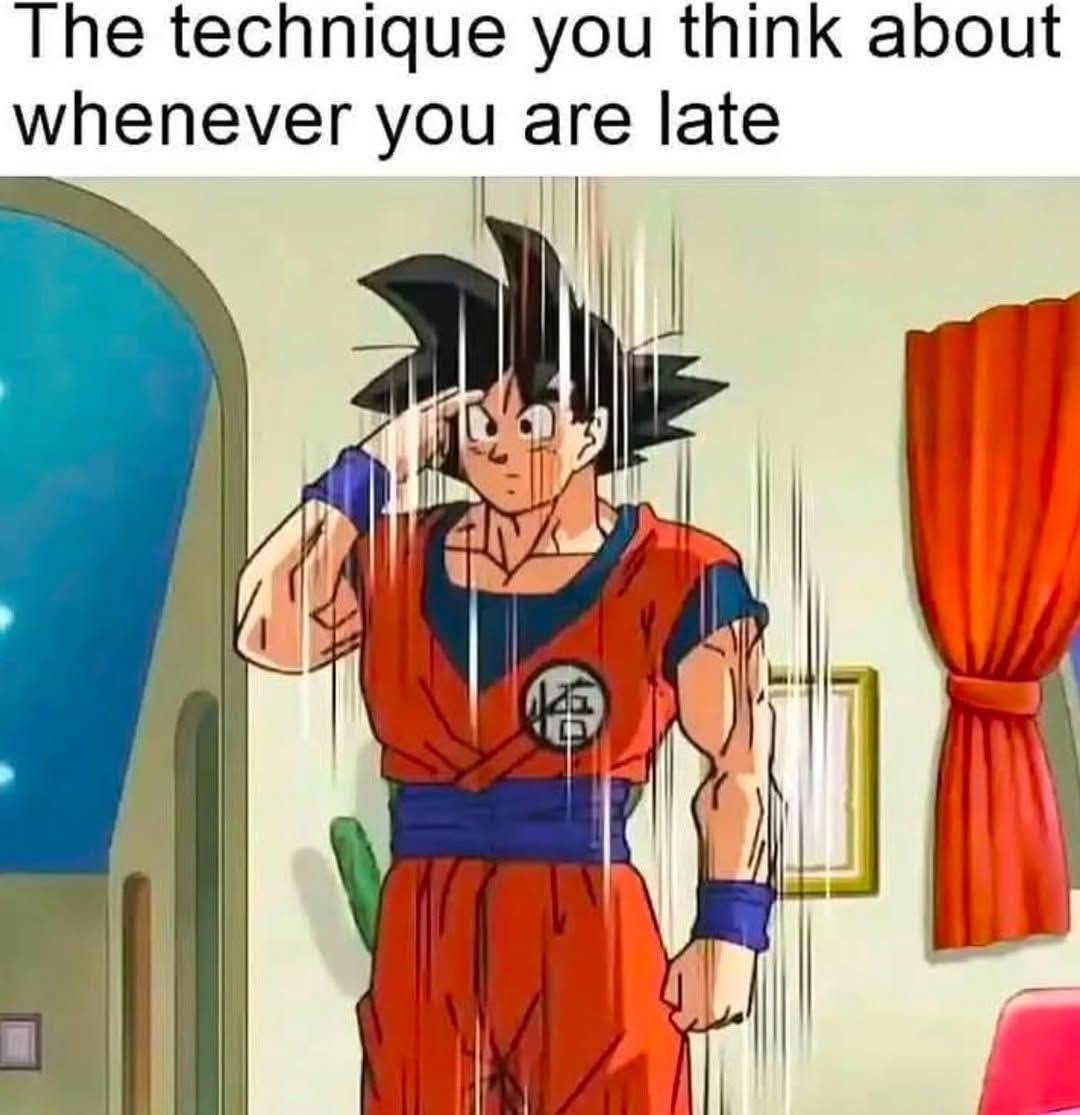 25 Dragon Ball Z Memes That Go Super Saiyan on Humor 20 The technique you think about