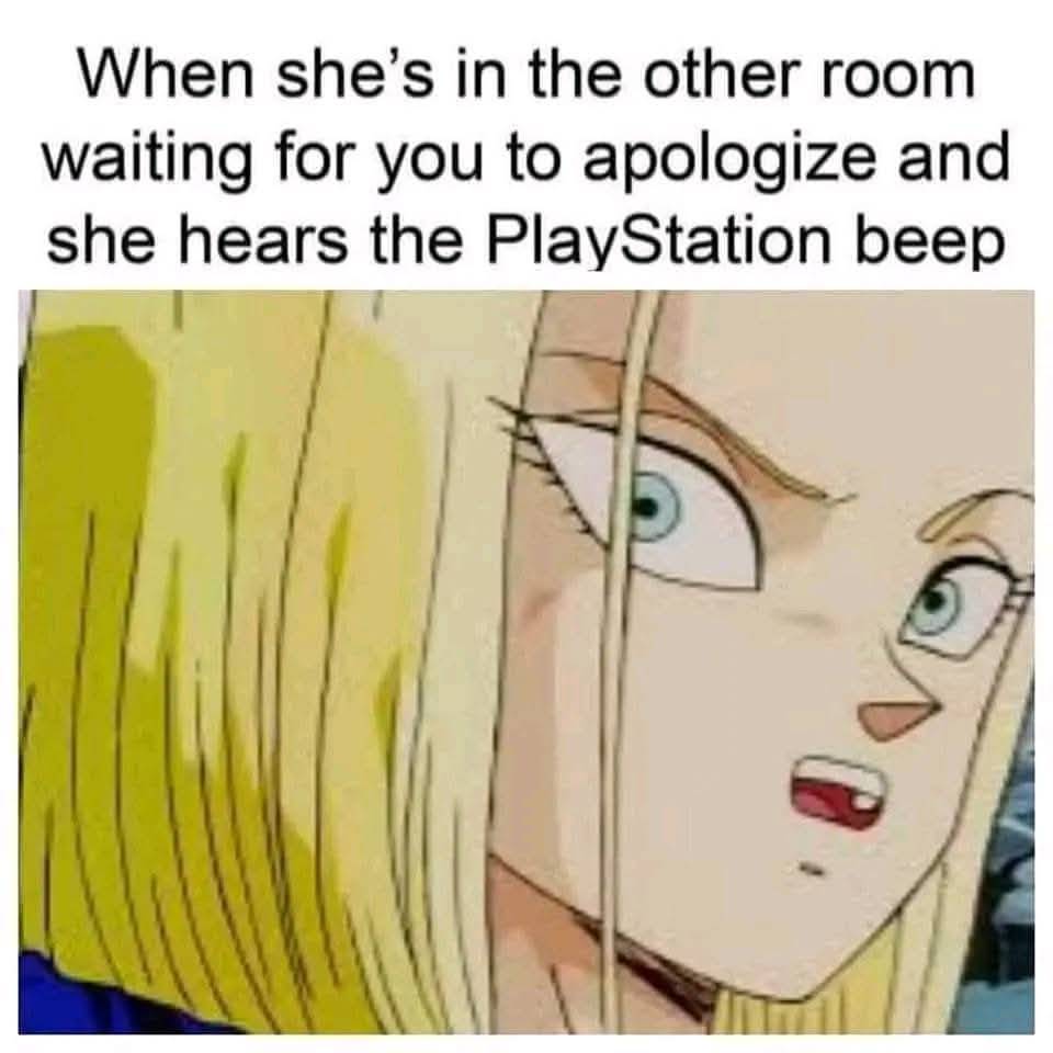 25 Dragon Ball Z Memes That Go Super Saiyan on Humor 24 When shes in other room