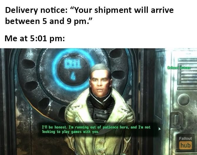 Your delivery will arive