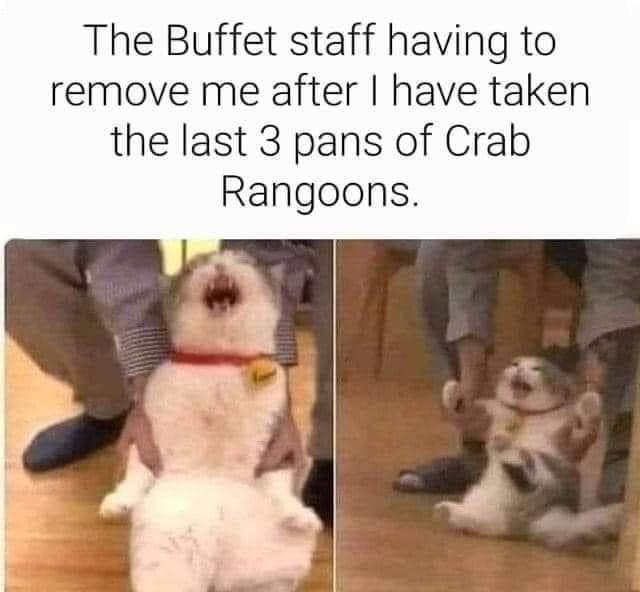 buffet staff removing me