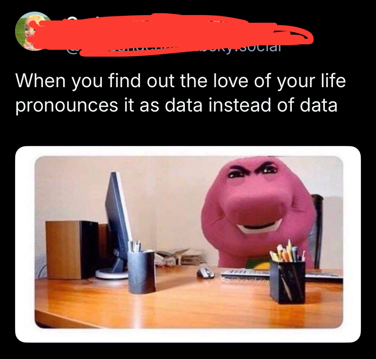 data instead