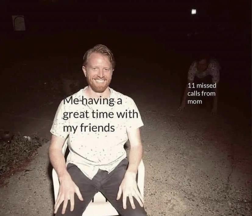 having a great time with friends