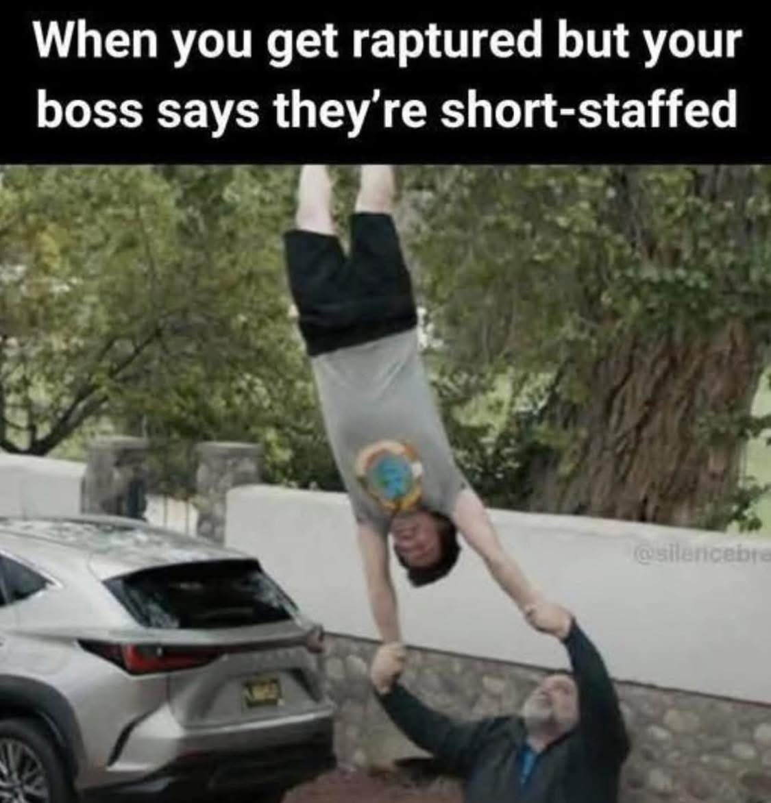 hen you get raptured